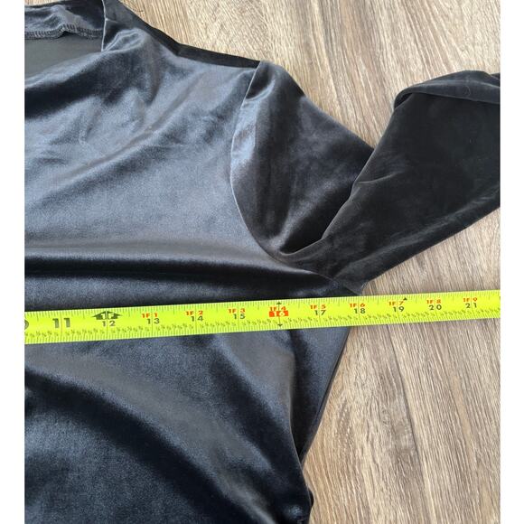 Abercrombie & Fitch Paloma Velvet Long Sleeve Mini Dress Medium - Picture 6 of 7